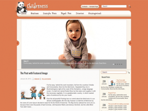 Childreness Free WordPress Theme