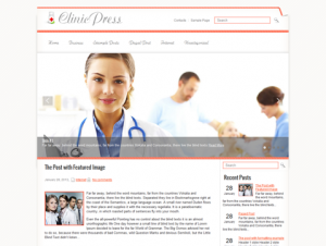 ClinicPress Free WordPress Pharmacy Theme
