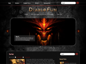 DiabloFun Free WordPress Theme
