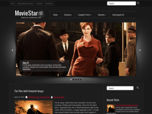 MovieStar Free WordPress Movie Theme