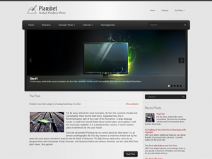 Planshet Free WordPress Technology Theme