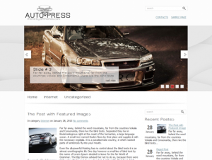 AutoPress Free WordPress Automotive Theme