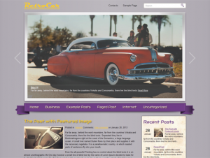 RetroCar Free WordPress Automobile Theme