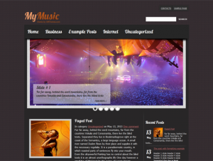 My Music Free WordPress Music Theme