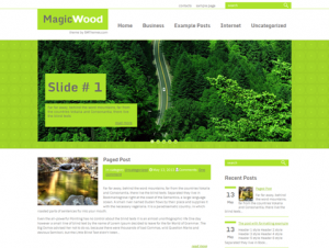 MagicWood Premium Free WordPress Theme