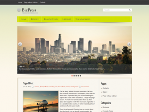 BizPress Beautiful Free WordPress Theme