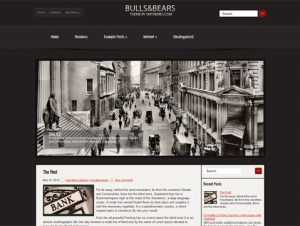 BullsAndBears Free Premium WordPress Business Theme