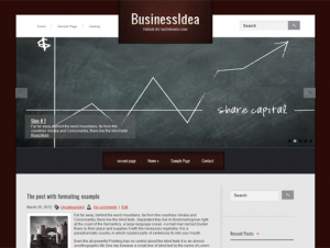 BusinessIdea Business Related Free WordPress Theme