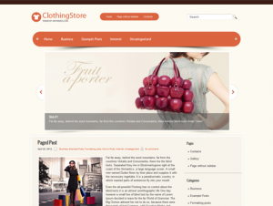 ClothingStore Premium Free WordPress Clothing Theme