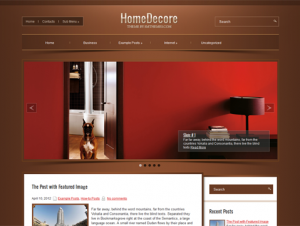 HomeDecore Free Premium WordPress Home Interior Theme