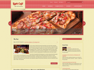 LightCafe Free WordPress Restaurant Theme
