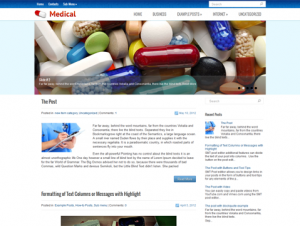 Medical Free WordPress Medical / Pharmacy Theme