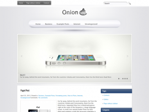 Onion Free WordPress Technology Theme
