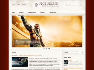Picturizer Free WordPress Movie Theme