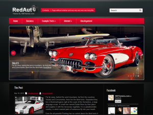 RedAuto Free WordPress Automotive Theme