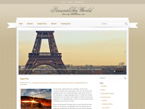 RoundTheWorld Free Travel WordPress Theme