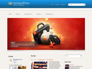 SciencePress Premium Free WordPress Education Theme