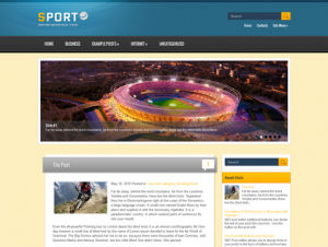 Sport Free WordPress Sport Theme