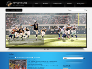 SportBlog Free WordPress Sports Theme