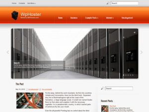 WpHoster Free WordPress Hosting Theme