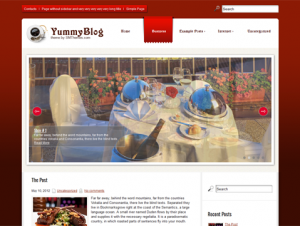 YummyBlog Free Premium WordPress Restaurant Theme
