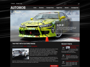 AutoMob Free WordPress Automotive Theme