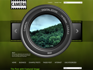 Camera Free WordPress Photography Theme