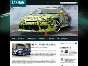 Carmag Free WordPress Automotive Theme