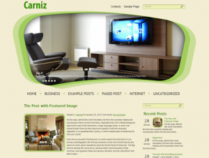Carniz Premium Free WordPress Theme