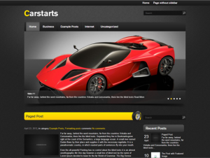 CarStarts Free WordPress Automotive Theme