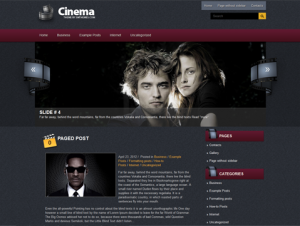 Cinema Free WordPress Movie Theme