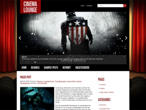 CinemaLounge Premium Free WordPress Movie Theme
