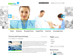 Dental Free WordPress Medical / Dental Theme