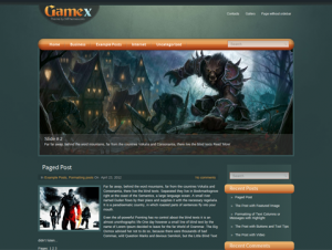 GameX Free Premium WordPress Gaming Theme