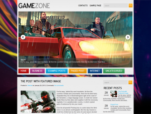 GameZone Premium Free WordPress Game Theme