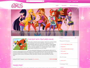 Girls Free WordPress Themes