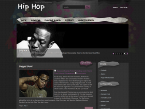 HipHop Free WordPress Music Theme