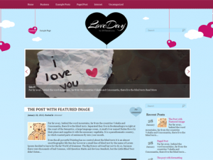 LoveDay Free WordPress Valentine Theme
