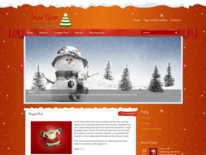 NewYear Free WordPress Holiday Theme