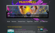 PaintPress Free Wordpress Artist Theme