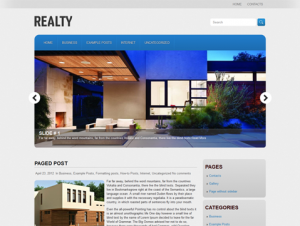 Realty Free Premium WordPress Real Estate Theme