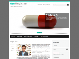 GreMedicine Free WordPress Health Theme