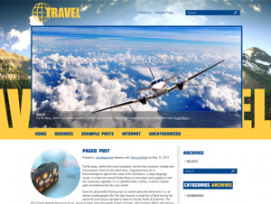 Travel Free WordPress Travel Theme