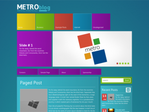 MetroBlog Free Creative WordPress Theme
