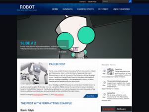 Robot Free Technology WordPress Theme