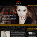 Style Premium Free Wordpress Fashion Theme